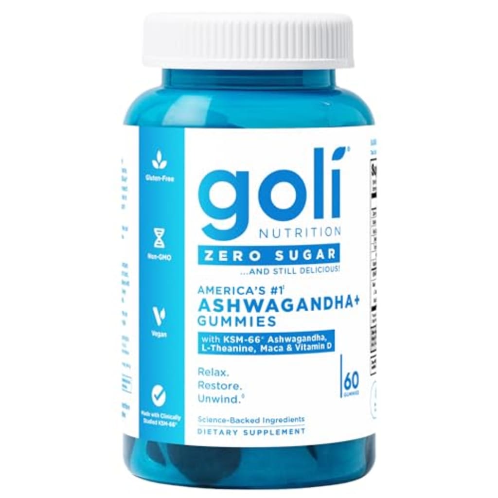 GoIi Zero Sugar™ Ashwagandha Gummies - Calm Energy+Immaune Support
